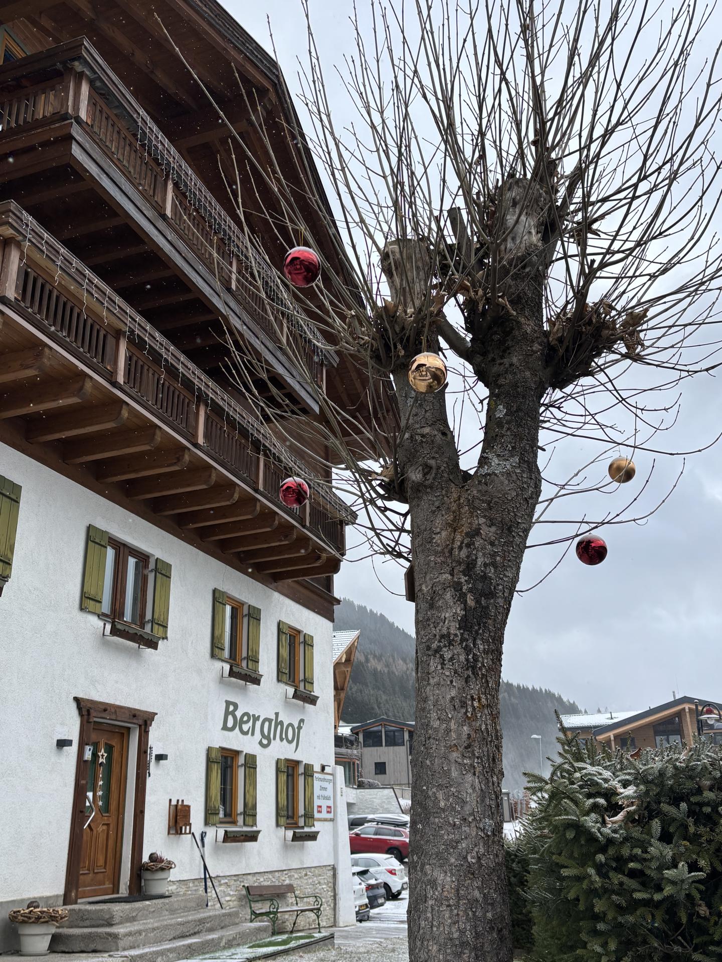 Der Berghof im Winter