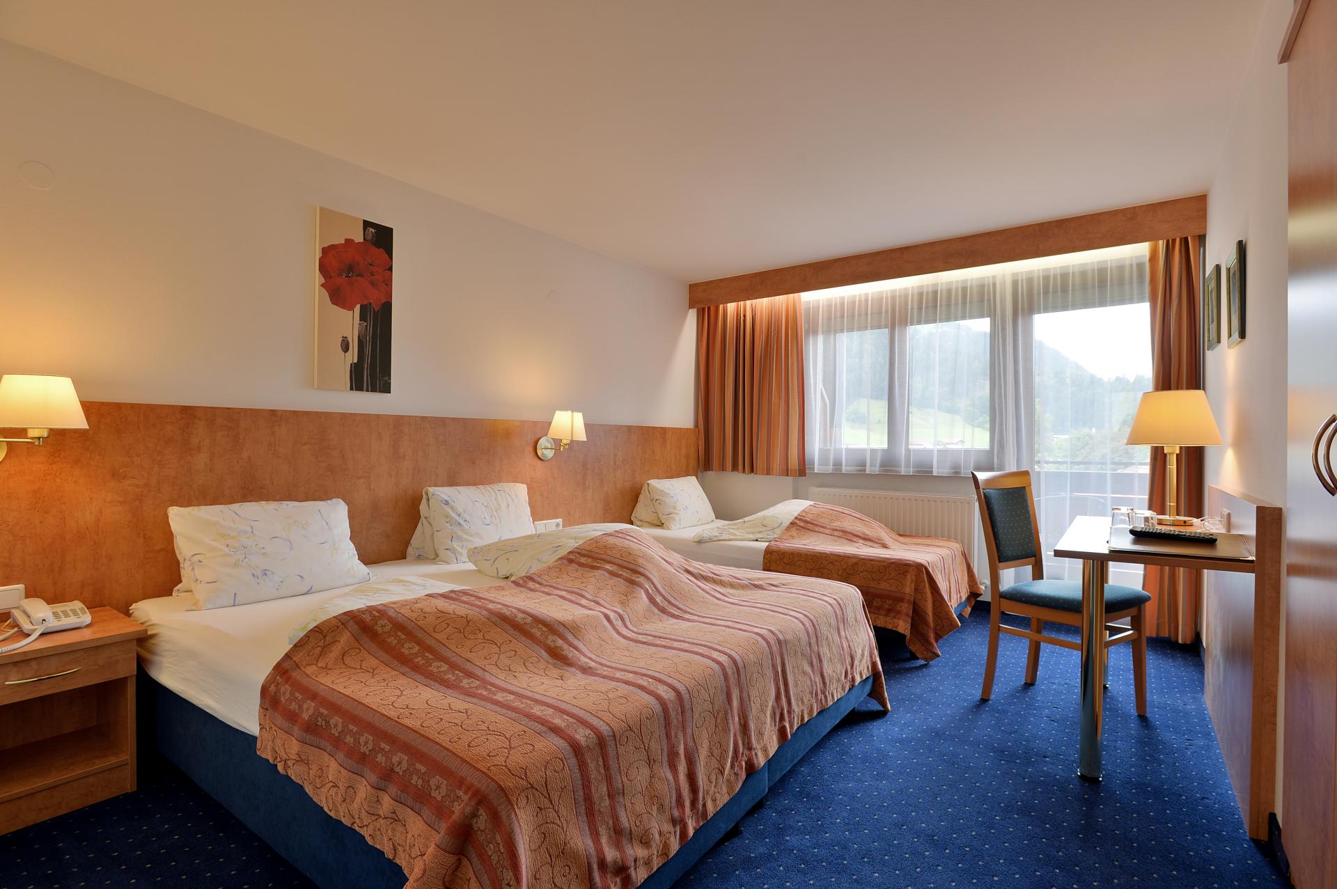 Vierbettzimmer im Hotel Tennenwirt