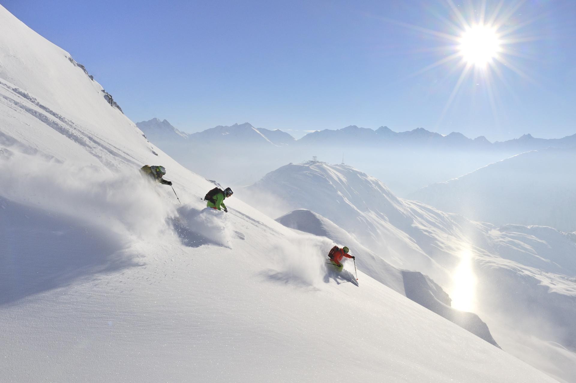 Tiefschnee am Arlberg
