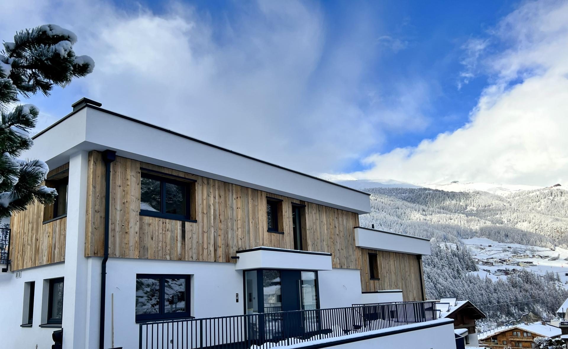 Haus im Winter