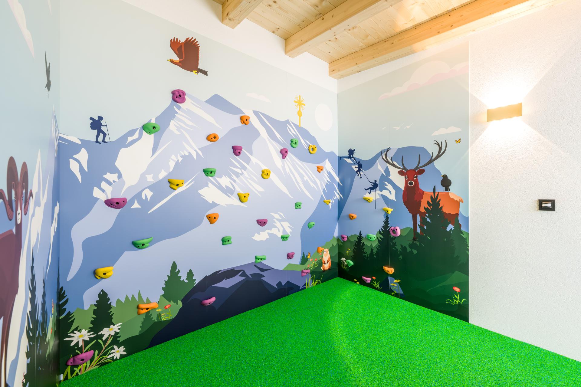 Spielsachen in der Spielecke des Zugspitzhof